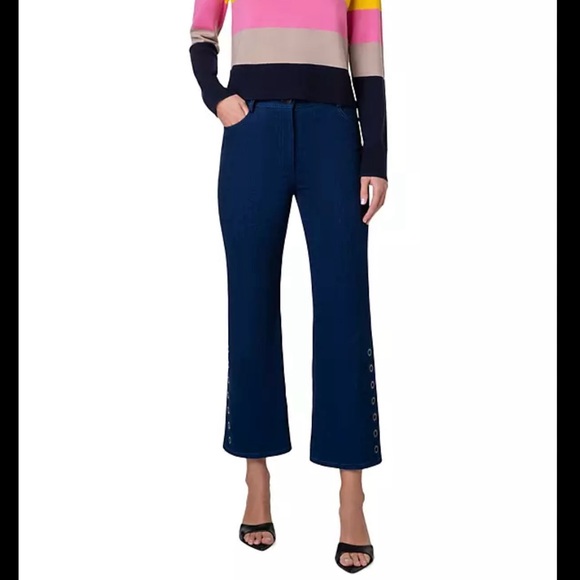 French Connection color block rainbow stripe sweater jumper sz M worn once - Picture 7 of 7